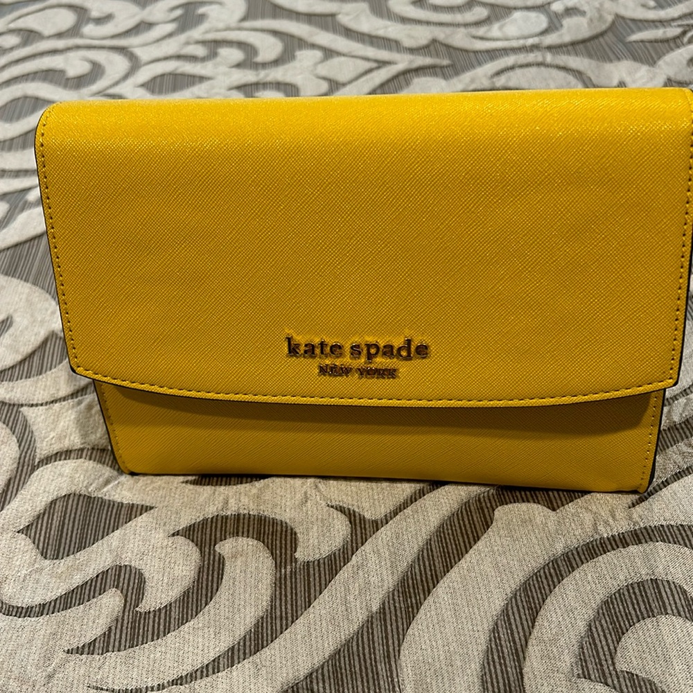 Kate Spade yellow handbag purse